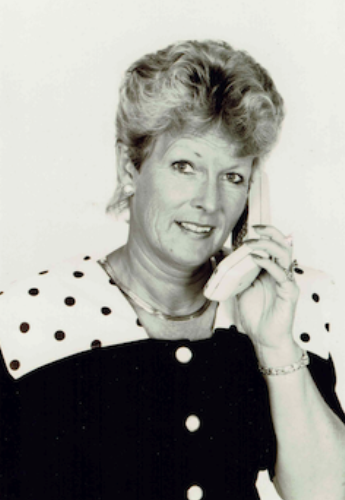 photo of Sandra Black on the phone in ASuperior’s early days